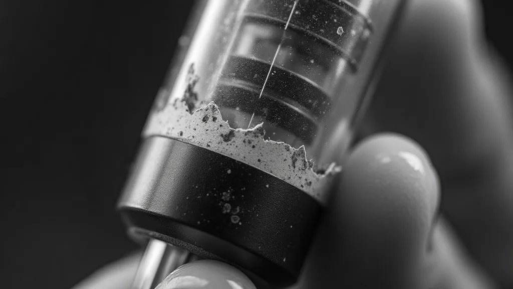 Cracked vintage vacuum tube