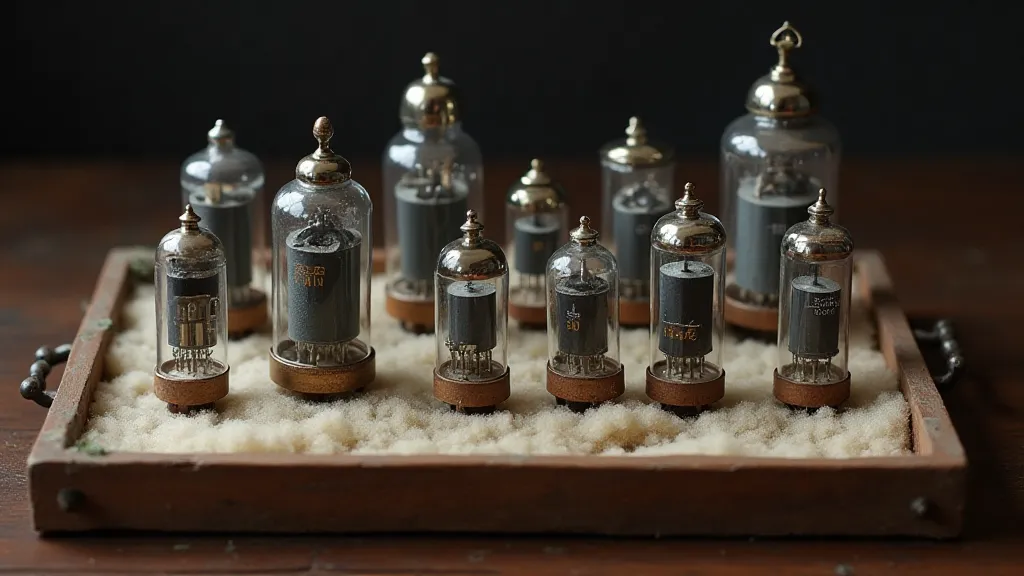 Collection of Vintage Miniature Vacuum Tubes