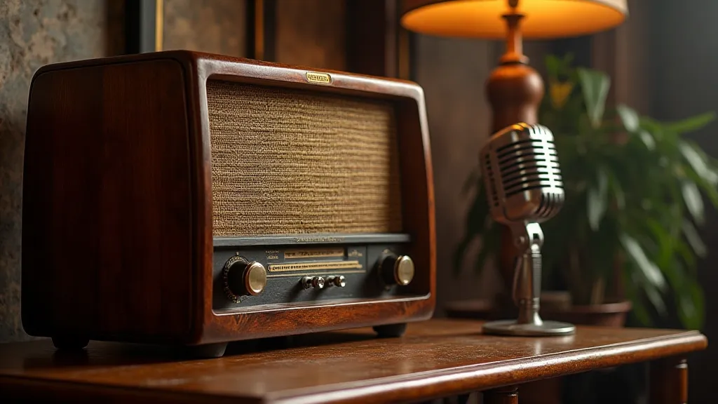 Restored antique radio