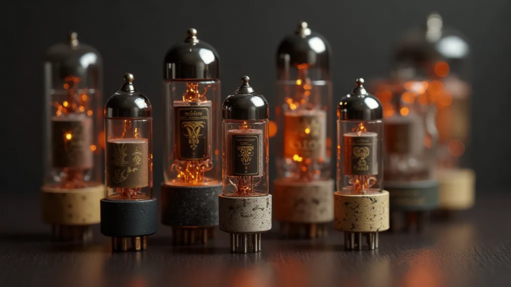 Collection of vintage vacuum tubes