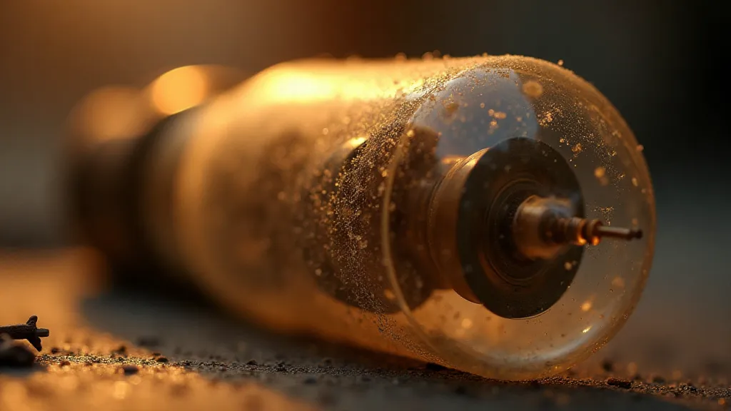 Vintage vacuum tube macro photography