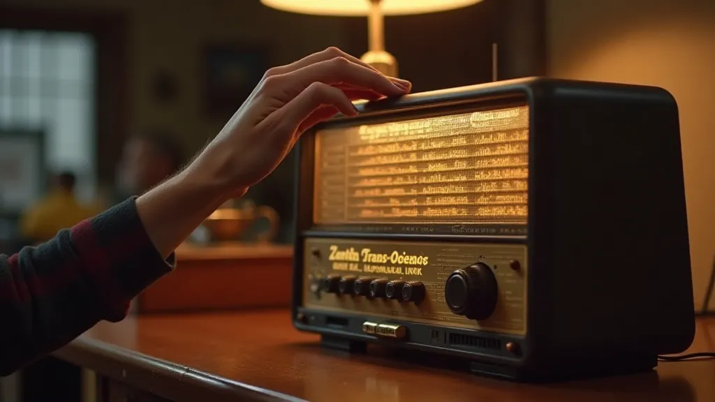 Antique Zenith Trans-Oceanic radio